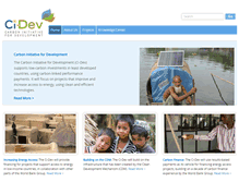 Tablet Screenshot of ci-dev.org